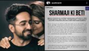 Congratulations: Ayushmann Khurrana announces Tahira Kashyap’s debut as a feature film director with ‘Sharmaji Ki Beti’, read details