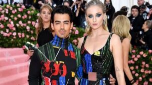 Couple goals! When Sophie Turner & Joe Jonas wore twinning Louis Vuitton’s geometric print outfits