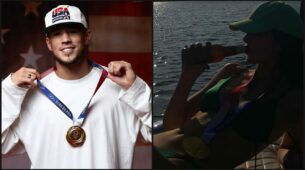 Couple Romance Goals: Kendall Jenner caught on camera wearing BF Devin Bookers’ Olympic gold medal, netizens love it
