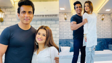 ‘Covid-19 Messiah’ Sonu Sood does a muscle flex with Avneet Kaur, lifts her with his big biceps