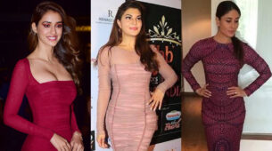 Curvaceous B-Town Queens: Disha Patani, Jacqueline Fernandez and Kareena Kapoor raise the sensuality level in printed bodycon dresses, check ASAP