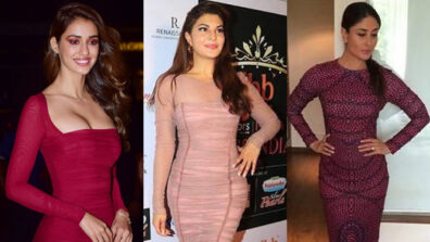 Curvaceous B-Town Queens: Disha Patani, Jacqueline Fernandez and Kareena Kapoor raise the sensuality level in printed bodycon dresses, check ASAP