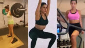 Curvaceous Beauties: Janhvi Kapoor, Sara Ali Khan and Nora Fatehi sweat it out in the gym, get ready to feel the heat