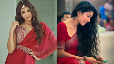 Desi Fashion Reloaded: Malavika Mohanan Vs Sai Pallavi: Who stabs your heart in a spicy red hot ruffled saree? (Fan Battle)