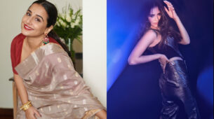 Desi Or Videsi: Vidya Balan’s royal elegance in floral saree Vs Hansika Motwani’s shimmery western swag, which one wins your hearts? (Ultimate Fan Battle)