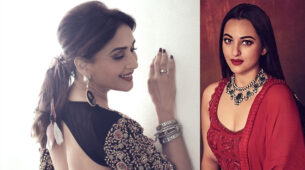 Dhak Dhak Karne Laga: Madhuri Dixit stabs hearts in her sensuous backless style, Sonakshi Sinha loves it