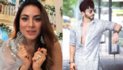 Dheeraj Dhoopar flaunts his rock-hard chest in a silver ethnic kurta, Shraddha Arya says ‘No one’s looking for a wife’
