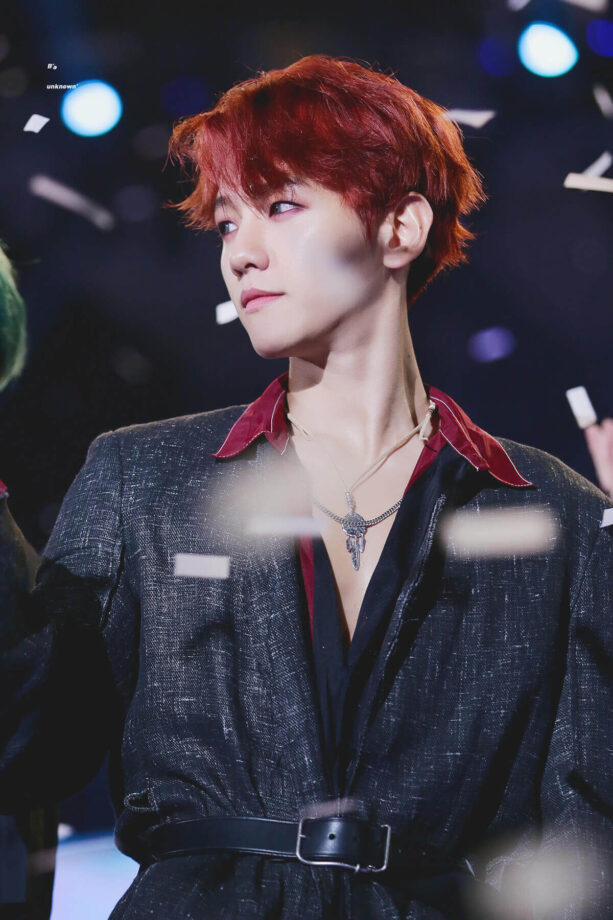 ‘Dil Garden Ho Gaya’: When Baekhyun raised Mercury Levels in his Red Hair Colour, View Pics 766619