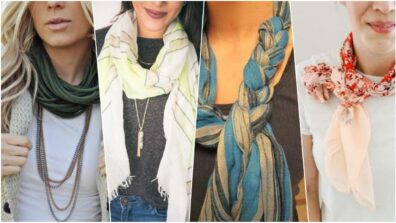 DIY: Try These New Trending 3 Way Scarf Style For Your Party Wear