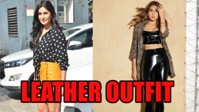 Fashion Faceoff: Katrina Kaif Vs Sara Ali Khan: Which Leading Lady Aced The Faux Leather Outfits Better?