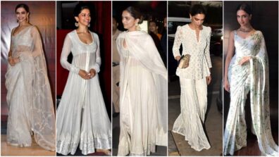 Fashion styles: Deepika Padukone slayed 5 times in her all-white desi outfits, see pics below