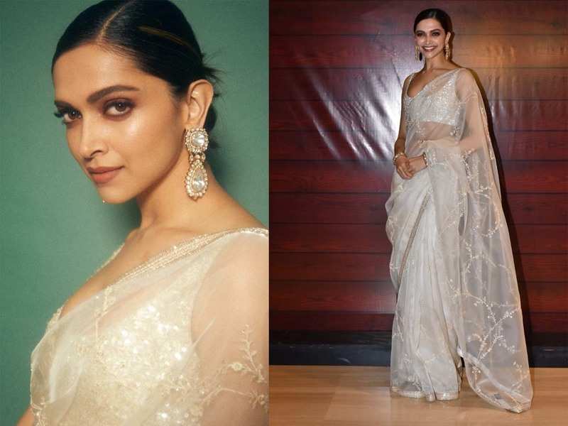 Fashion styles: Deepika Padukone slayed 5 times in her all-white desi outfits, see pics below - 3