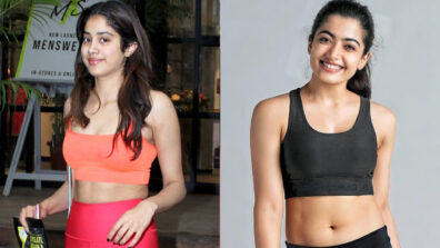 Fitness Queen: Janhvi Kapoor Vs Rashmika Mandanna: Which hottie rules your hearts in short midi workout outfits? (Fan Battle)