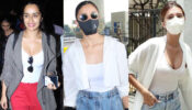 Flaunt your collar bones like ‘boss babes’ in simple low-neck bodycon midi white tops like Shraddha Kapoor, Alia Bhatt and Tara Sutaria to raise the heat