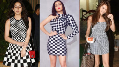 Flaunt your hot legs in checkered mini skirts the Sara Ali Khan, Shraddha Kapoor & Tara Sutaria style to woo your crush