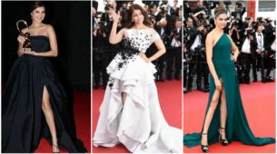 Flaunt your hot legs in thigh-high slit outfits the Tara Sutaria, Aishwarya Rai and Deepika Padukone style to raise the oomph quotient