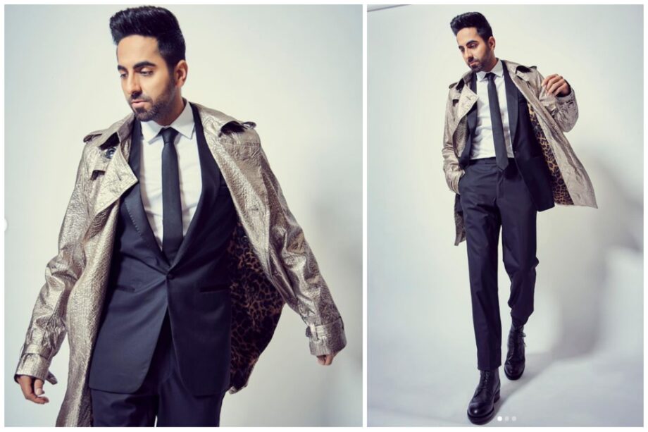 From A Metallic Silver Coat To Golden Trenchcoat: 5 Times We Wanted To Steal From Ayushmann Khurrana’s Wardrobe - 4