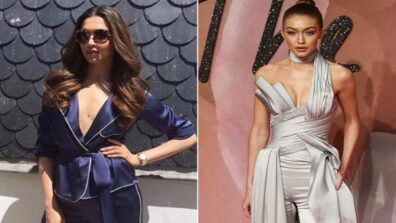 From Biker Shorts And Denim Look To Red Pantsuits: Times When Deepika Padukone And Gigi Hadid Dressed Alike!