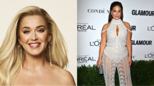 From Katy Perry To Ashley Graham: Divas Who Channeled Their Inner Diva In A Red Latex Bodycon Dress