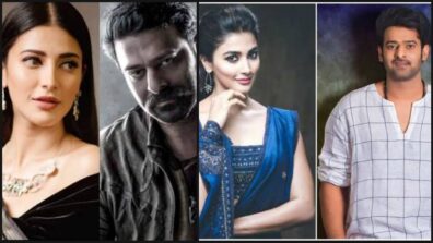 From Shruti Haasan in Salaar to Pooja Hegde in Radhe Shyam: Celebs who are set to romance Prabhas in their upcoming films