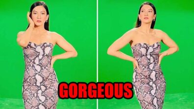 Gauahar Khan looks drop-dead gorgeous in strapless bodycon dress, fans love it