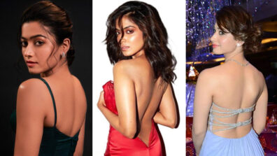 Get ready to feel the heat and sweat seeing Rashmika Mandanna, Malavika Mohanan & Tamannaah Bhatia’s sensuous backless snap