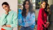 Get your winter fashion game on point with these stylish printed sweaters donned by Deepika Padukone, Katrina Kaif and Disha Patani