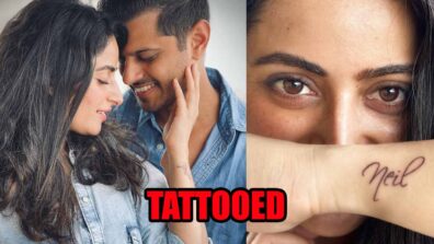 Ghum Hai Kisikey Pyaar Meiin actress Aishwarya Sharma gets fiance Neil Bhatt’s name tattooed, check picture