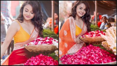 Gopi Bahu Swag: Devoleena Bhattacharjee is here to make you fall in love with her low-neck transparent saree look, see viral pic