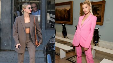 Hailey Bieber Experimenting With Colored Pantsuits Will Inspire You To Have One!