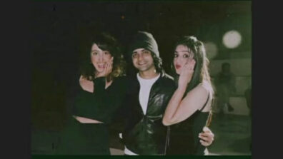 Handsome Hunk Swag: RadhaKrishn fame Sumedh Mudgalkar grabs Mallika Singh & Shivya Pathania by their waist to pose for a photo, fans love it