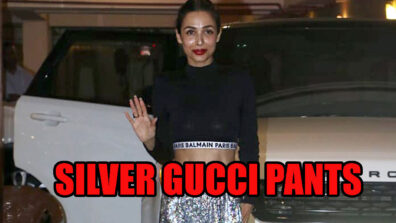 Here’s How Much Malaika Arora’s Silver Gucci Pants Cost! You Will Be Shocked To Know The Price!