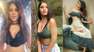 Hot Pics Compiled: Nia Sharma, Surbhi Chandna and Mouni Roy flaunt their hourglass figures in sensuous bralette avatars, fans sweat