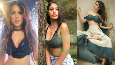 Hot Pics Compiled: Nia Sharma, Surbhi Chandna and Mouni Roy flaunt their hourglass figures in sensuous bralette avatars, fans sweat