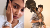 How Cute: Ashi Singh gives an adorable romantic flying kiss, Siddharth Nigam poses with guitar saying ‘happier than Ever’