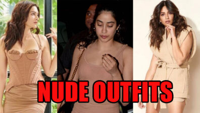 How To Rock Nude Ensemble? Take Inspiration From B-Town Divas Like Kriti Sanon, Janhvi Kapoor, Kriti Kharbanda