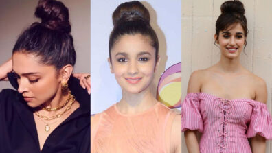 In love with the chic high bun style? Take hairdo goals from Deepika Padukone, Alia Bhatt and Disha Patani
