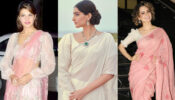 In love with the sensuous puff sleeves blouse design saree? Get cues from Jacqueline Fernandez, Sonam Kapoor and Kangana Ranaut