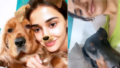 In Video Disha Patani gets groovy to BTS’s Euphoria song with her pet dog, fans can’t stop showing love