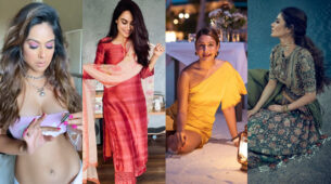 Indian Vs Western: Nia Sharma, Surbhi Jyoti, Surbhi Chandna & Mouni Roy’s breathtaking hot moments to make us crush