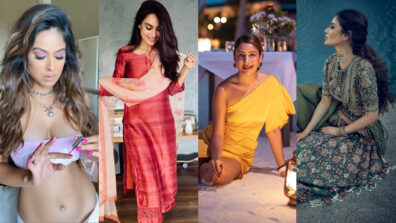 Indian Vs Western: Nia Sharma, Surbhi Jyoti, Surbhi Chandna & Mouni Roy’s breathtaking hot moments to make us crush