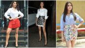 Jacqueline Fernandez, Ananya Panday and Tara Sutaria rock the chic style short skirt party look, see viral pics