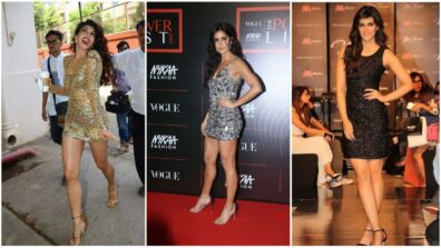 Jacqueline Fernandez, Katrina Kaif and Kriti Sanon are here to make you crush on them with their sensuous mini outfits, you will love it