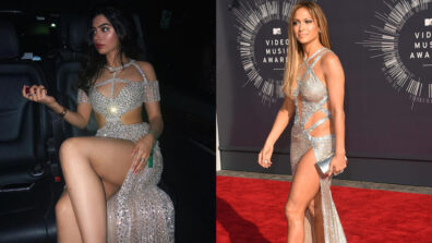 Jennifer Lopez VS Khushi Kapoor: Who Styled The Silver Multiple Cut Out Gown Better?