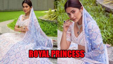 Jennifer Winget looks like a royal princess in pink and blue lehenga, fans can’t stop drooling