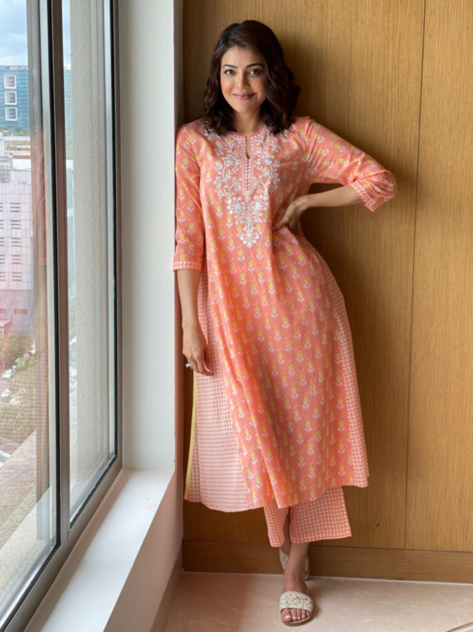 Kajal Agarwal In Her Cotton Kurtas Looks Blessed: Yay /Nay? - 0