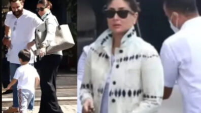 Kareena Kapoor Khan and Saif Ali Khan get trolled for not wearing masks; netizens say ‘learn something from Taimur’