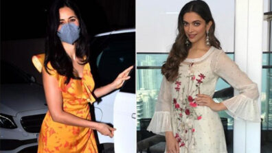 Katrina Kaif and Deepika Padukone flaunt their charismatic persona in ruffled maxi dresses, come fall in love