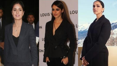 Katrina Kaif, Disha Patani, Deepika Padukone and their sensuous ‘boss babe’ vibes in black pantsuits