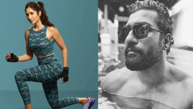 Katrina Kaif looks smoking hot in green workout avatar, rumoured boyfriend Vicky Kaushal beats the heat with his swim